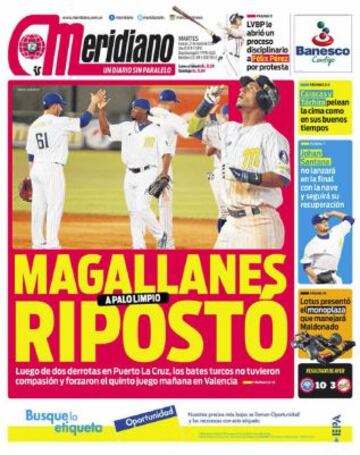 Portadas de la prensa deportiva