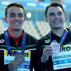 Yahel Castillo y Juan Celaya ganan bronce en Natación y el pase a Tokyo 2020
