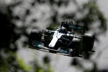 Valtteri Bottas en la calificación del GP de Canadá.