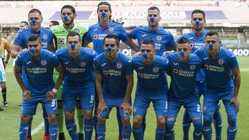 La alineación titular de Cruz Azul para el Clásico Jóven