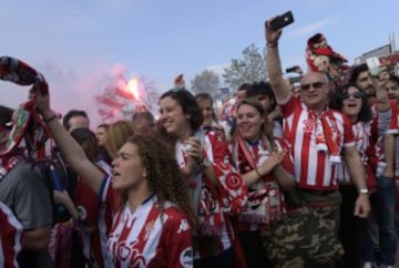 El Sporting de Gijón se juega hoy contra el Betis la permanencia en primera división y la afición sabe que hoy, más que nunca, debe estar a la altura.