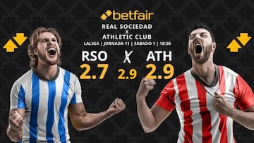 Real Sociedad vs. Athletic Club: horario, dónde ver, pronósticos y clasificación