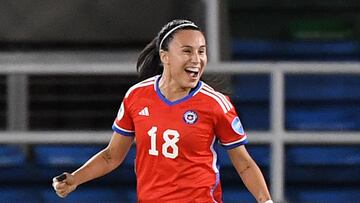 Camila Sáez, jugadora de la Selección Femenina de Chile.