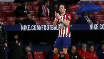 Filipe Luis: "Yo me quiero quedar. Ahora depende del club..."