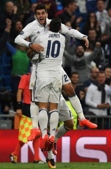 El 10 del Madrid puso el centro justo para el cabezazo de gol de Morata. 