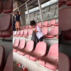 La ejemplar acción de este pequeño hincha de Curicó