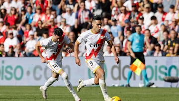 Falcao, titular de Rayo Vallecano ante Almería