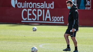 López-Garai afronta su primer partido a los mandos del Albacete.