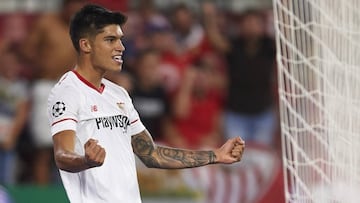 El jugador argentino del Sevilla, Joaqu&iacute;n Correa.