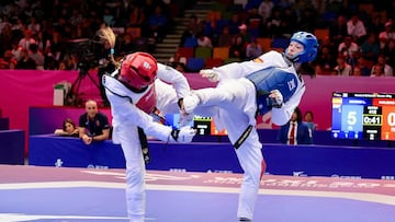 28/10/25 TAEKWONDO MUNDIALES EN WUXI CHINA LENA MORENO MEDALLA DE BRONCE