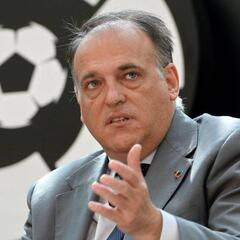 Tebas, sobre Villar: "Llevo diez años diciendo lo que pienso"