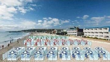 Aforo, pantallas de plexiglás... así podrían ser las playas en tiempos de coronavirus