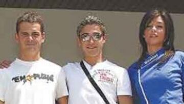 <b>LÍDERES. </b>Sáez y Tizón, los primeros en 125cc y Supersport.