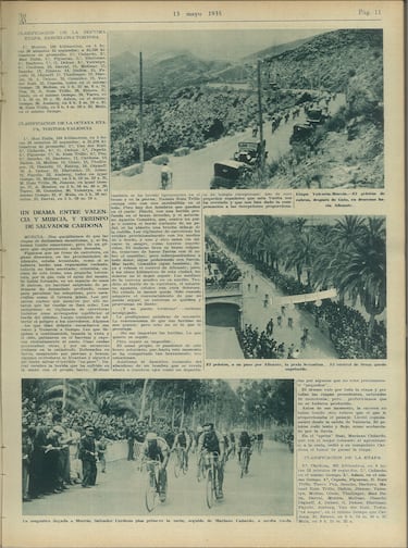 Recorrido por las mejores imágenes de la I Vuelta a España a través de la edición de AS Semanal de 1935.


