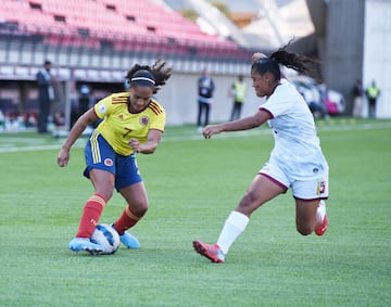 Colombia empata ante Venezuela en el Sudamericano Femenino Sub 20.