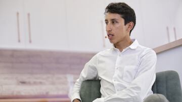 Egan Bernal habló de las elecciones presidenciales en Colombia antes de su viaje a Europa.