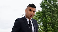 26/05/22 REAL MADRID VIAJE LLEGADA A PARIS CASEMIRO  PAISANO