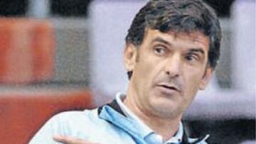 <b>SEGURO. </b>Mendilibar ya sabe que el ascenso es casi una realidad.