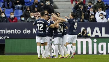 El Ibiza de Paco Jémez arrasa sin piedad a un Málaga vergonzoso