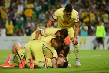 Santos-América en imágenes