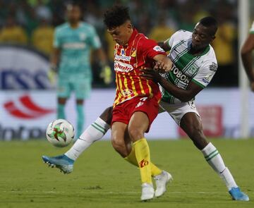 Atlético Nacional derrotó al Deportivo Pereira en la primera fecha de la Liga BetPlay I-2020. Los goles del triunfo verde fueron obra de Jarlan Barrera y Jefferson Duque.