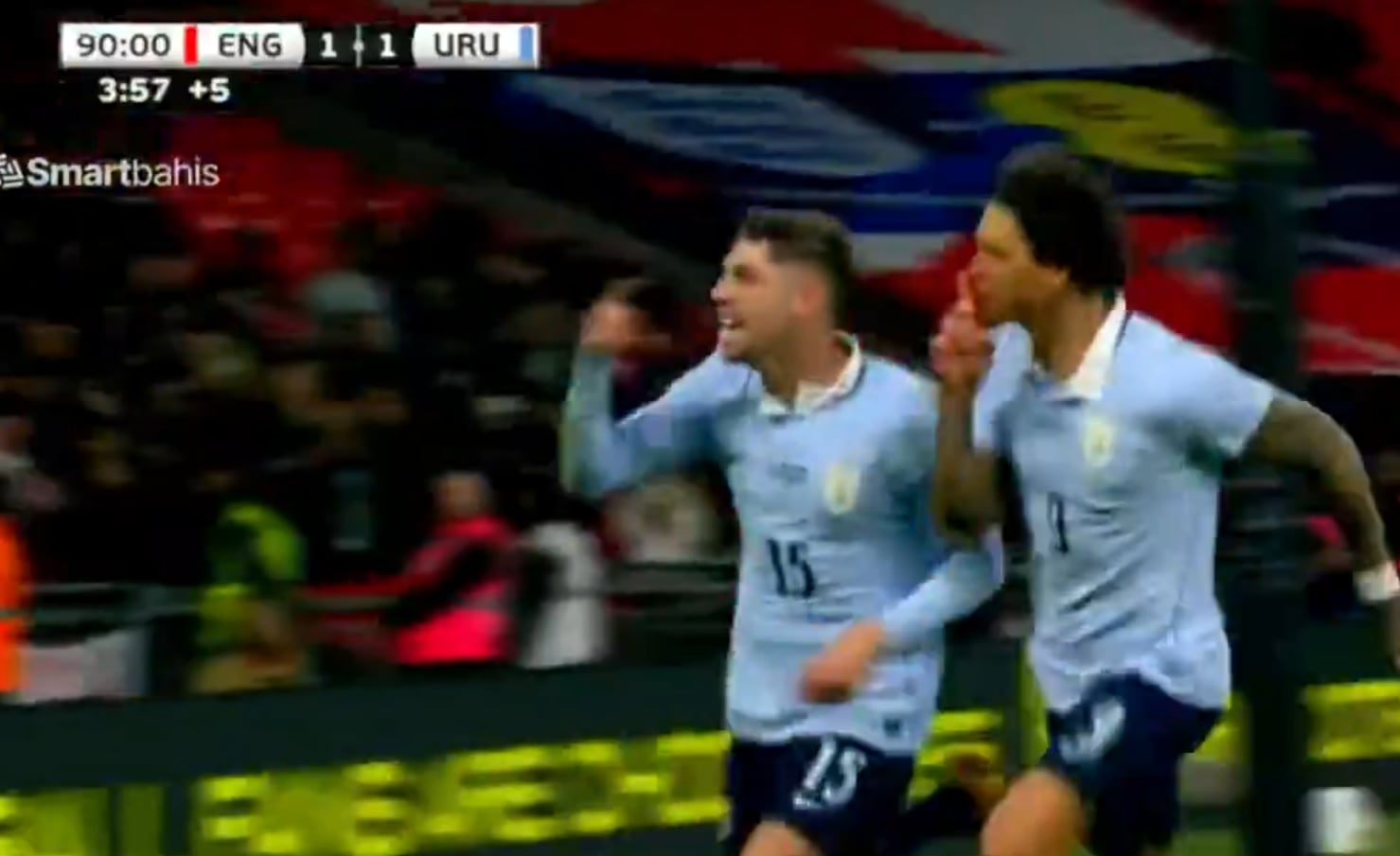 Cómo incendiar a todo Wembley: mucha atención a lo que hizo Valverde tras marcar en el 95’