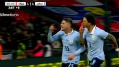 Cómo incendiar a todo Wembley: mucha atención a lo que hizo Valverde tras marcar en el 95’