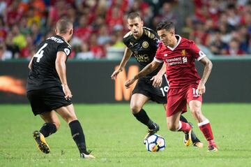 Coutinho and Salah hit the spot as Liverpool lift Premier League Asia Trophy - in pictures