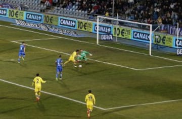 0-1. Gerard anotó el gol de la victoria del conjunto amarillo.