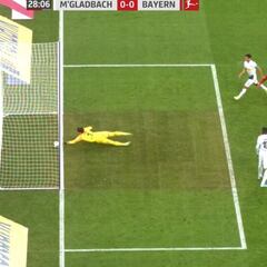 El increíble gol fantasma del Bayern en Borussia Park