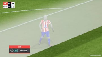 Fuera de juego de Griezmann.