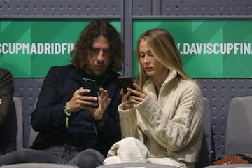 Carles Puyol y Vanessa Lorenzo.