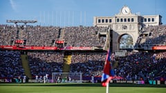 Montjuïc, sin animación
