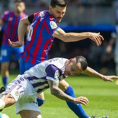 El Valladolid pone el ascenso al rojo vivo ante un Eibar conformista