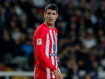 Morata, con el Atleti ante el Barça en diciembre.