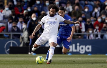 Marcelo junto a Enes Unal. 