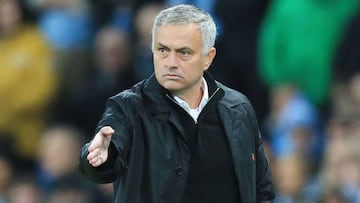 José Mourinho, entrenador del Manchester United.