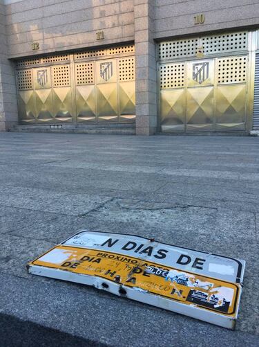 Vicente Calderón: silencio a 15 km del Wanda Metropolitano