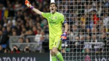 Casillas, en el partido frente al Schalke.
