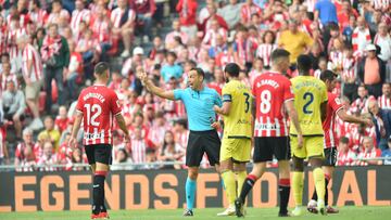 14/04/24  PARTIDO PRIMERA DIVISION 
ATHLETIC BILBAO - VILLARREAL 
ARBITRO CUADRA FERNANDEZ  RAUL ALBIOL