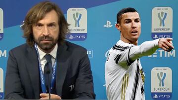 Pirlo explica al detalle por qué no quiere que Cristiano defienda cuando la Juve no tiene el balón