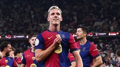 Alineación confirmada del Barcelona ante el Betis: Olmo, De Jong y Gerard Martín, titulares