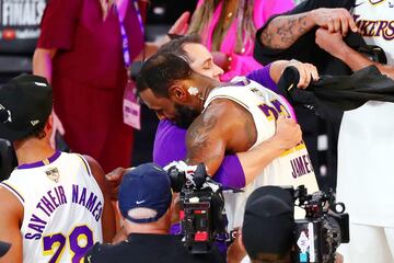 Las mejores imágenes de la victoria de los Lakers