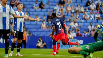 Lemar marc&oacute; el 1-2 ante el Espanyol. 