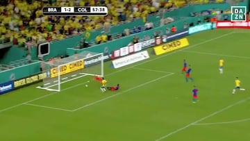 Así fue el gol de Neymar en su vuelta a la selección de Brasil