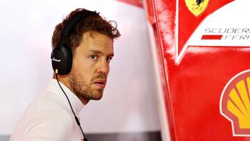 Sebastian Vettel durante el GP Alemania 2016.