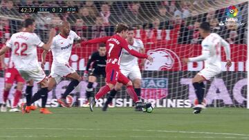 Griezmann marcó uno de sus mejores goles: rodeado, hizo esto