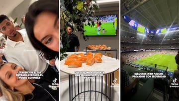 Sale a la luz cómo es ver un partido en el palco VIP del Bernabéu... ¡Por 1.000€!