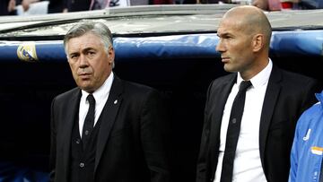 Ancelotti y Zidane.