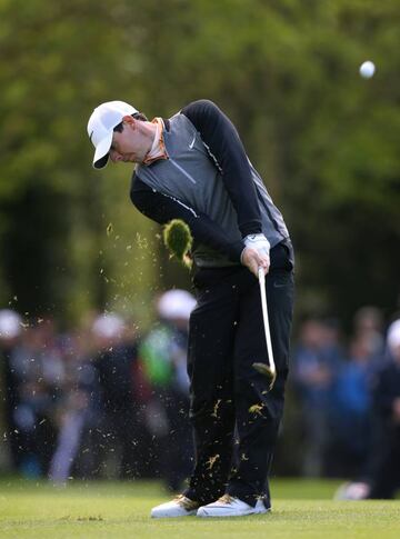 Rory played some beautfiul approach play en route to winning the title.